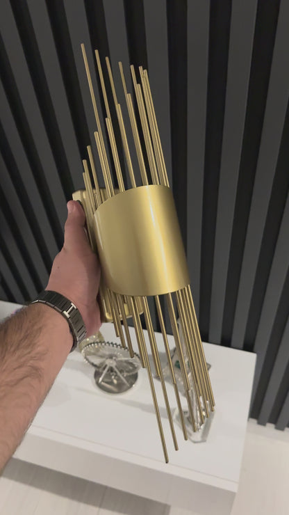 Eskitme Gold Pilli ve Elektrikli Merdiven Aplik