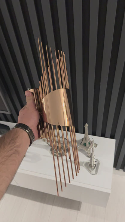 Rose Renk Pilli ve Elektrikli Merdiven Aplik